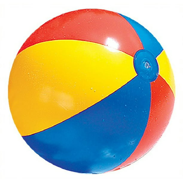 Classic 24" Jumbo Beach Ball 6-Color Inflatable Water Toy